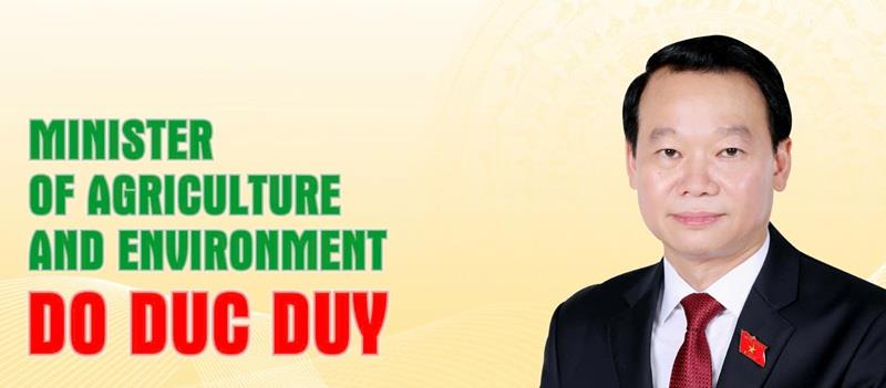 Tân bộ trưởng bộ nông nghiệp và môi trường đỗ đức duy